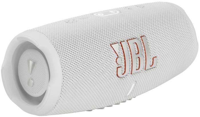 Колонка JBL Charge 5 White (Bluetooth, Li-Ion) JBLCHARGE5WHT - фото 1 - id-p226686628