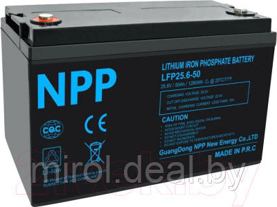 Батарея для ИБП NPP LiFePO4 25.6V 75Ah / NSFE080Q10-LFP - фото 1 - id-p226690518
