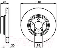 Тормозной диск Bosch 0986479003