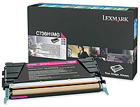 Катридж Lexmark C736H1MG C736 Magenta High Yield Return Program Print Cartridge (10K)