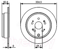 Тормозной диск Bosch 0986479449