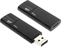 Флеш накопитель 64GB Silicon Power Ultima U05, USB 2.0, Черный SP064GBUF2U05V1K