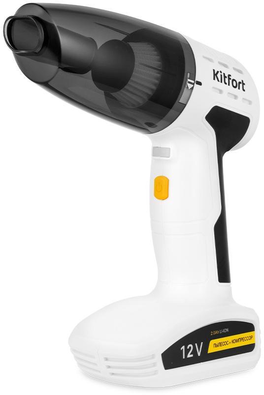 Пылесос ручной Kitfort КТ-5170 60Вт белый/черный - фото 1 - id-p226692279