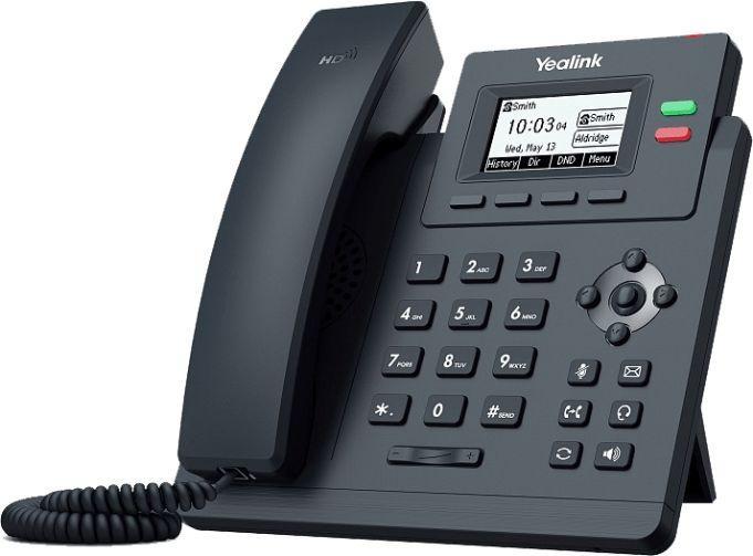 Телефон IP Yealink SIP-T31P без блока питания черный (SIP-T31P WITHOUT PSU) - фото 1 - id-p226694066