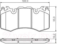 Тормозные колодки Bosch 0986494440