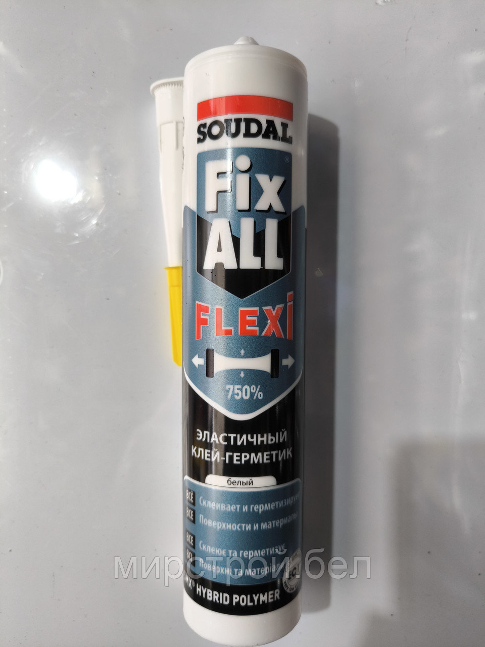 Клей-герметик FIX ALL FLEXI 290 мл. SOUDAL - фото 1 - id-p226694500