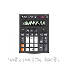 Калькулятор STAFF настольный STF-333, 12 разрядов, двойное питание, 200x154мм, 250415
