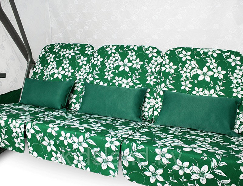 Садовые качели Arno-Werk Элегант Премиум со столиком Зеленый - фото 5 - id-p226694856
