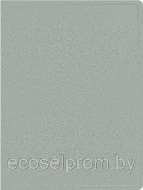 Папка метал.зажим Buro -ECB04CGREY A4 пластик 0.5мм серый