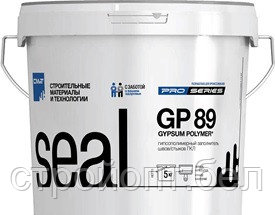 Гипсополимерная шпатлевка для заделки стыков ГКЛ без применения армирующей ленты СМИТ Seal GP89, 5 кг
