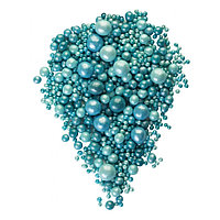 №104 Драже зерновое в цветной кондитерской глазури (жемчуг голубой)