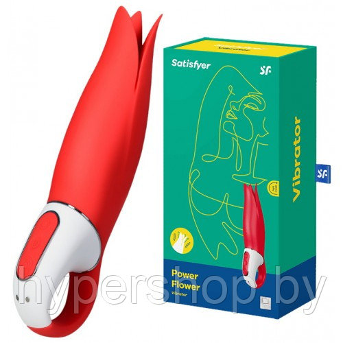 Красный вибратор Satisfyer Vibes Power Flower