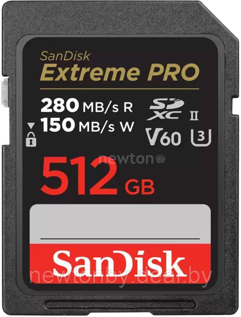 Карта памяти SanDisk Extreme PRO SDXC SDSDXEP-512G-GN4IN 512GB - фото 1 - id-p226696017