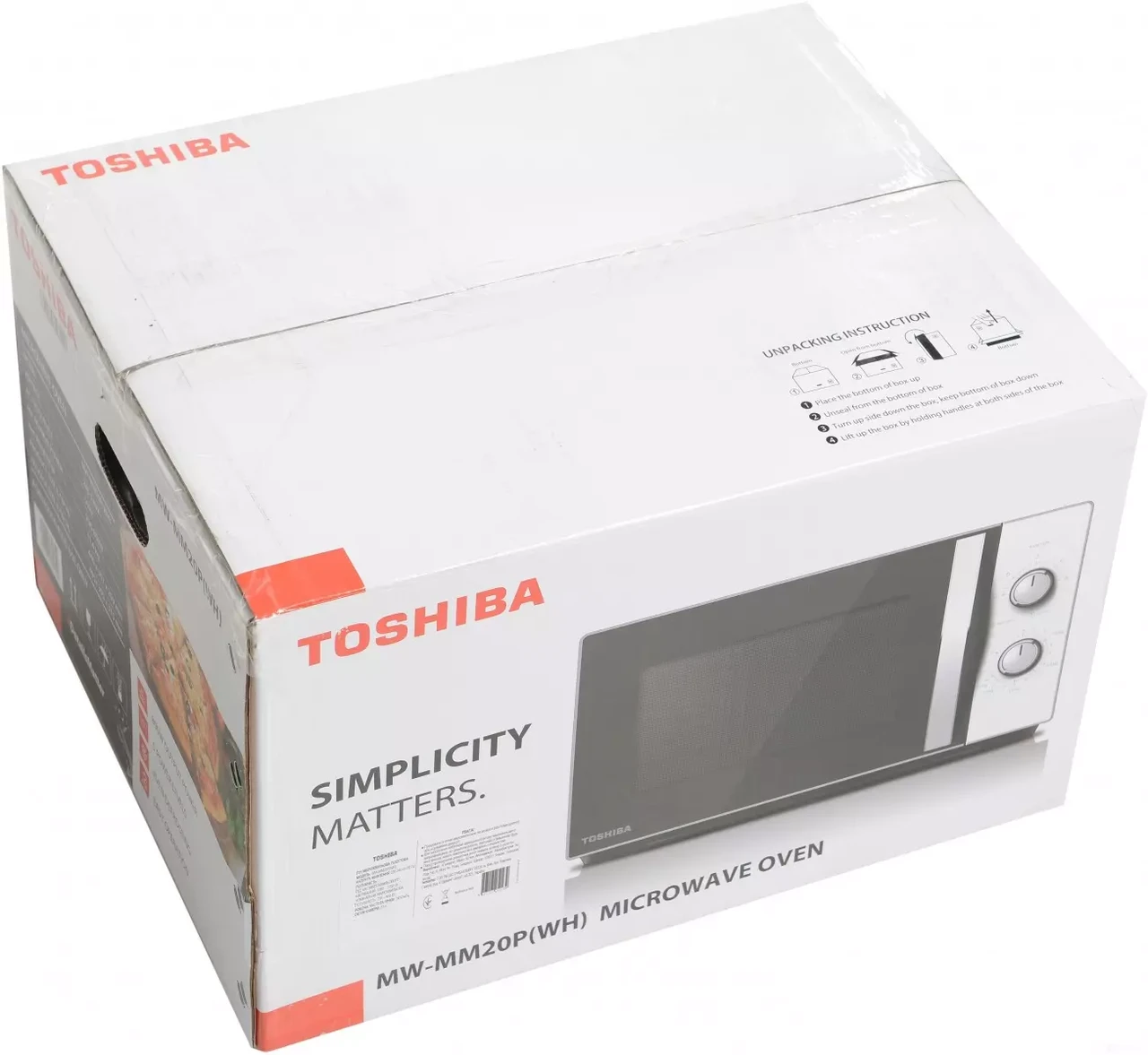 Микроволновая печь Toshiba MW-MM20P (белый) - фото 10 - id-p226662646