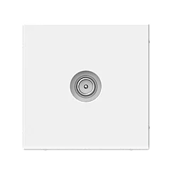 Телевизионная TV розетка оконечная 1DB, цвет Белый (Schneider Electric ArtGallery)