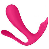 Анально-вагинальный смарт-стимулятор для ношения Satisfyer Top Secret Plus розовый, фото 4