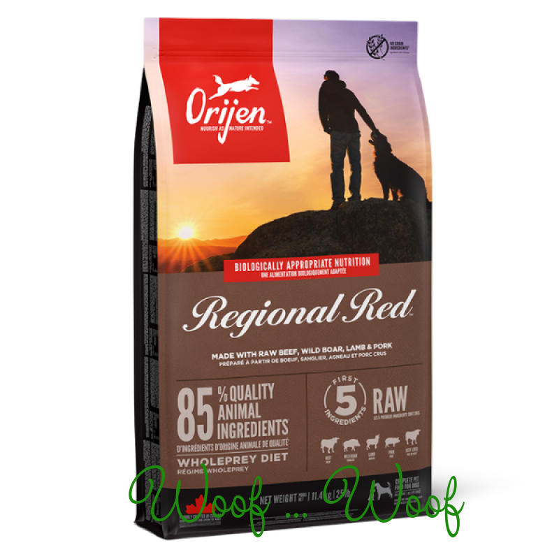 Сухой корм для собак Orijen Dog Regional Red 11.4кг