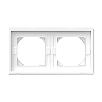 Рамка двухместная AQUA IP44, цвет Белый (Schneider Electric ArtGallery)