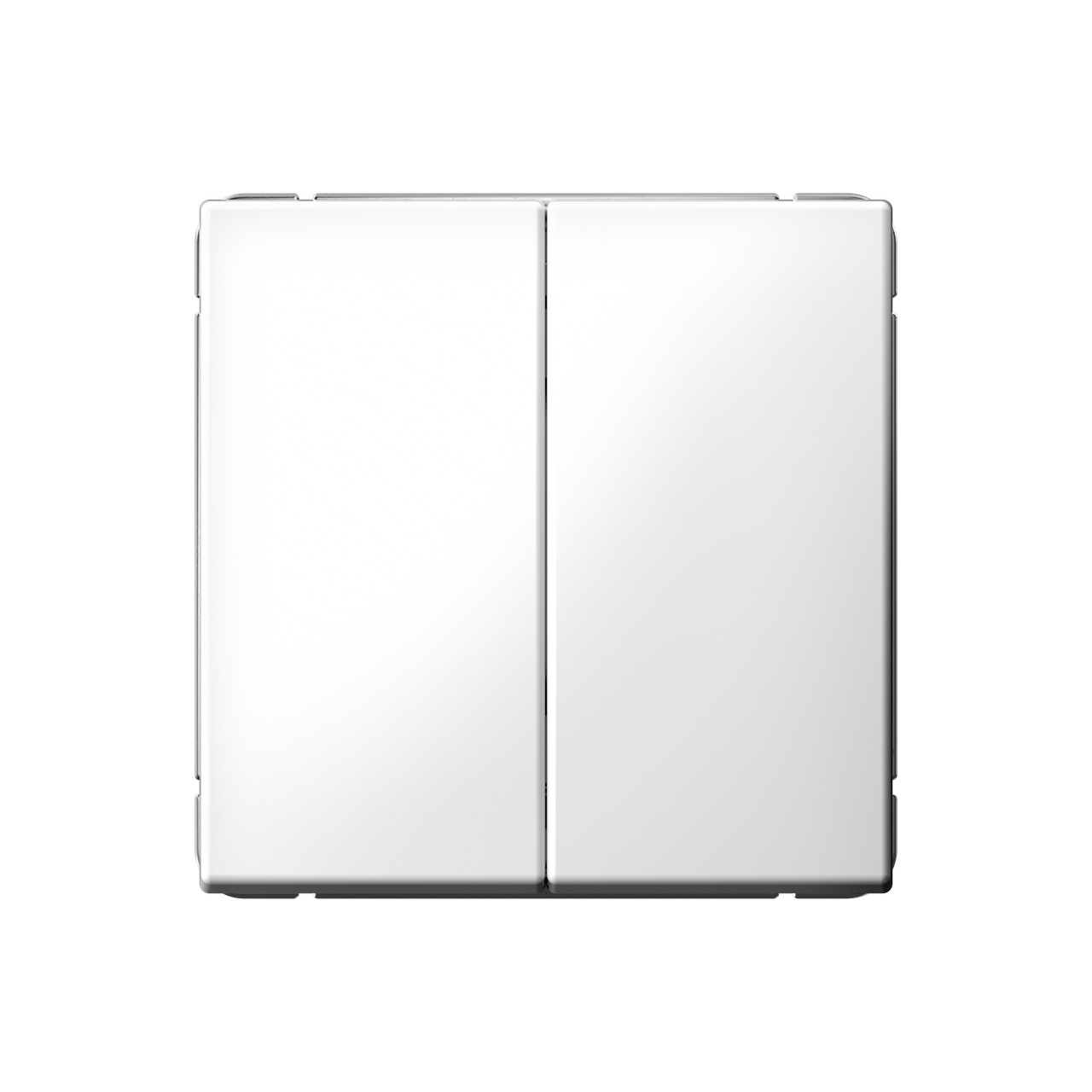 Двухклавишный кнопочный выключатель, цвет Белый (Schneider Electric ArtGallery) - фото 1 - id-p226436482