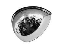 Зеркало для помещений купольное четверть сферы 600 мм