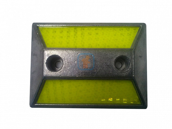 КД-3 алюминиевый анкерный катафот (светоотражатель) дорожный - фото 1 - id-p226654874