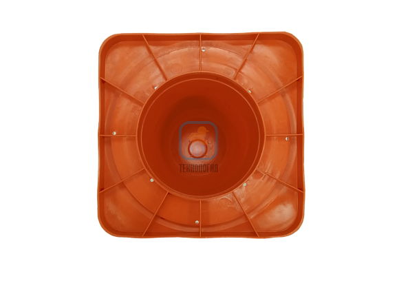 Конус дорожный сигнальный КС 2.2 (520 мм) оранжевый, однотонный - фото 2 - id-p226654922