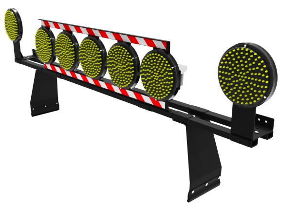 Светодиодный барьер (световая балка) 200мм со стробоскопами - фото 1 - id-p226655360