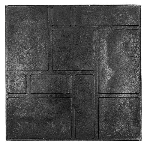 Тротуарная плитка полимерпесчаная 333х333х35 мм черная - фото 1 - id-p226655012