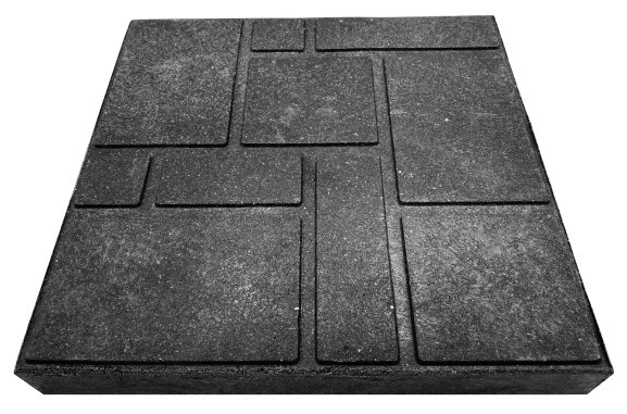 Тротуарная плитка полимерпесчаная 333х333х35 мм черная - фото 2 - id-p226655012