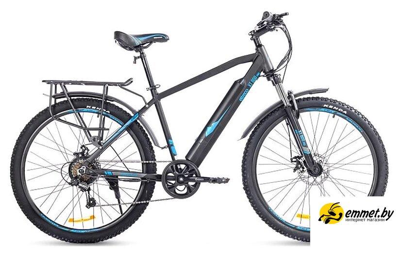 Электровелосипед Eltreco XT 800 Pro (черный/синий) - фото 1 - id-p226697198