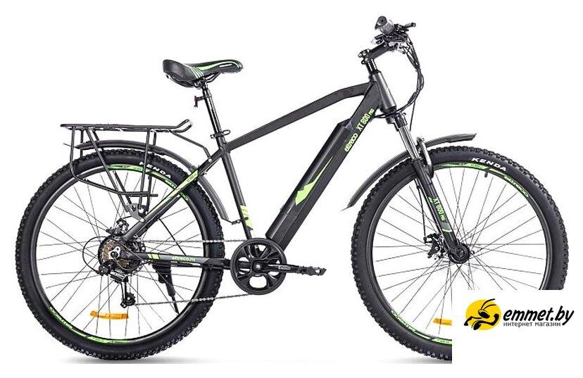 Электровелосипед Eltreco XT 800 Pro (черный/зеленый) - фото 1 - id-p226697203