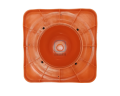 Конус сигнальный КС 2.4.0 (С утяжелителем) оранжевый, 2 белые полосы - фото 5 - id-p226696845