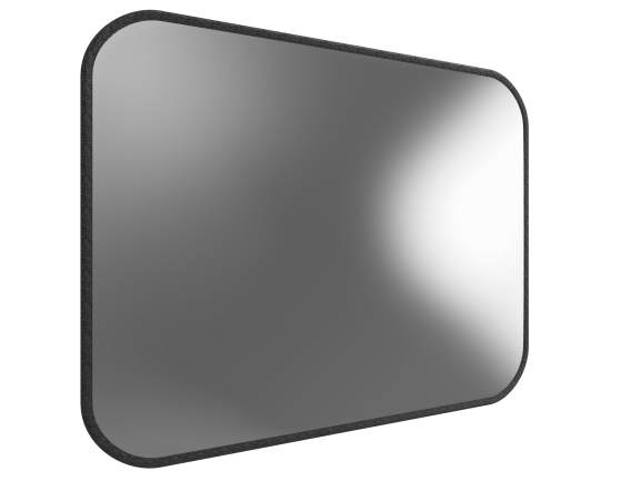 Зеркало обзорное для магазина прямоугольное 600 мм*800 мм - фото 3 - id-p226654853