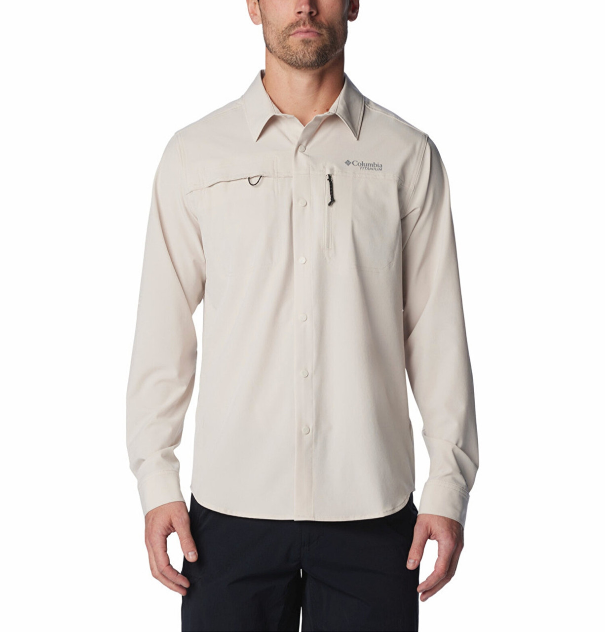 Рубашка мужская Columbia Summit Valley Woven Long Sleeve Shirt песочный 2072011-278 - фото 1 - id-p226306336