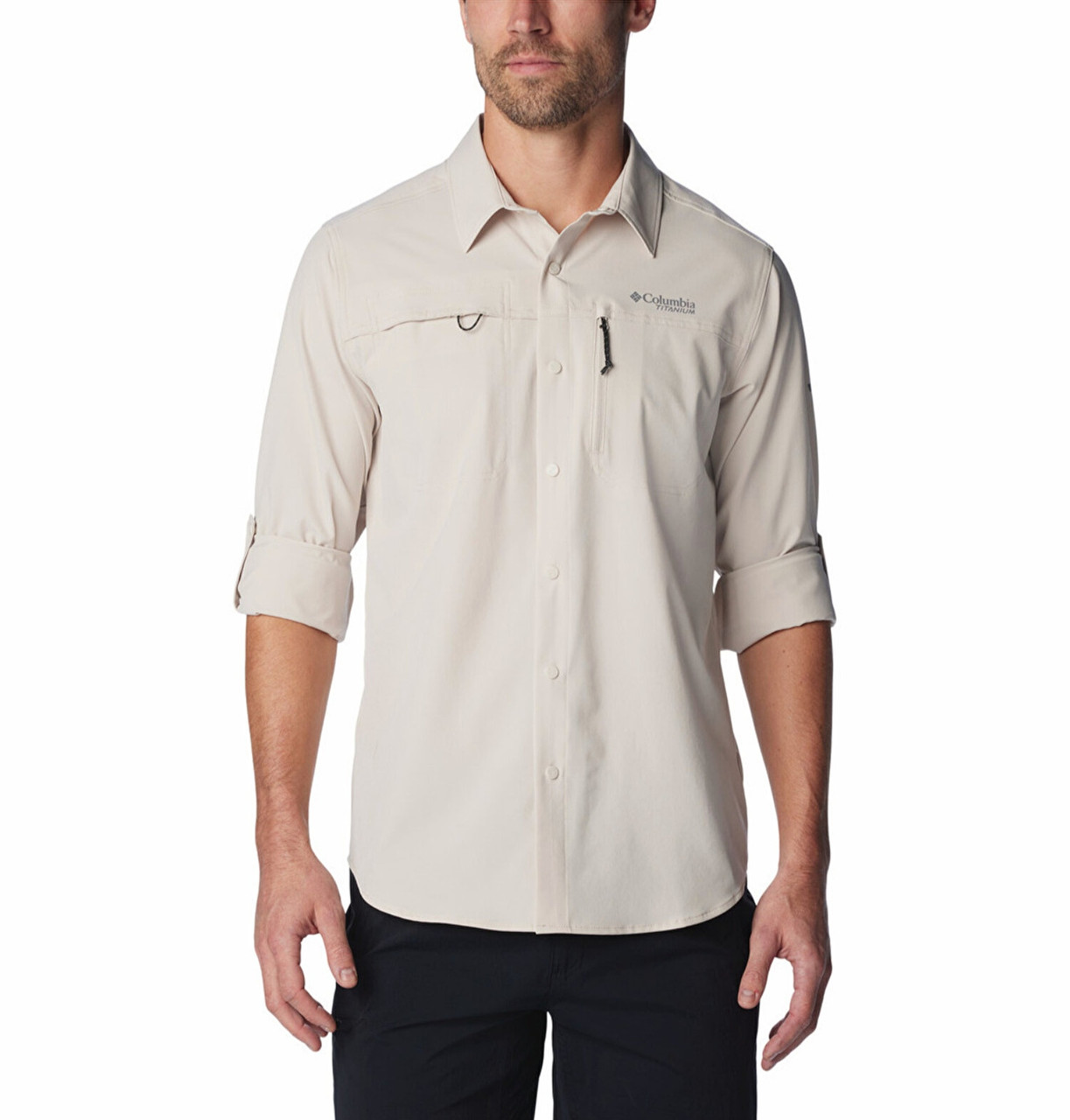 Рубашка мужская Columbia Summit Valley Woven Long Sleeve Shirt песочный 2072011-278 - фото 4 - id-p226306336