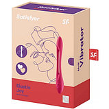 Многофункциональный вибратор для пар с гибкой основой Satisfyer Elastic Joy Red, фото 10