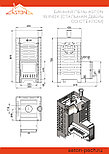 Печь для бани ASTON 16 INOX стекло, фото 2