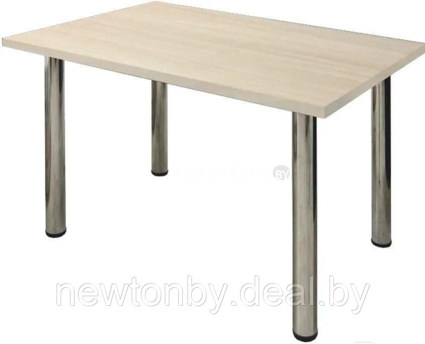 Кухонный стол Solt 120x80 (шимо светлый/ноги хром) - фото 1 - id-p226698199