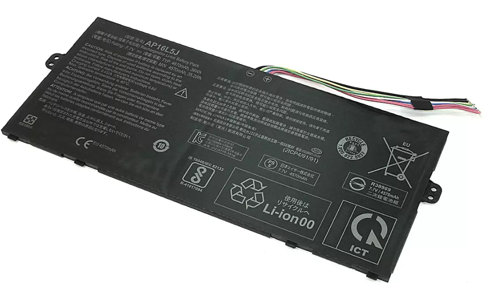 Оригинальный аккумулятор (батарея) для ноутбука Acer Spin 1 SP111-32N, 1 sp111-33 (AP16L5J) 7.5V 36.5Wh - фото 5 - id-p226698353