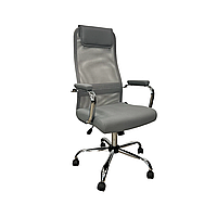 Кресло SitUp ALFA chrome (сетка Grey/ткань Grey)