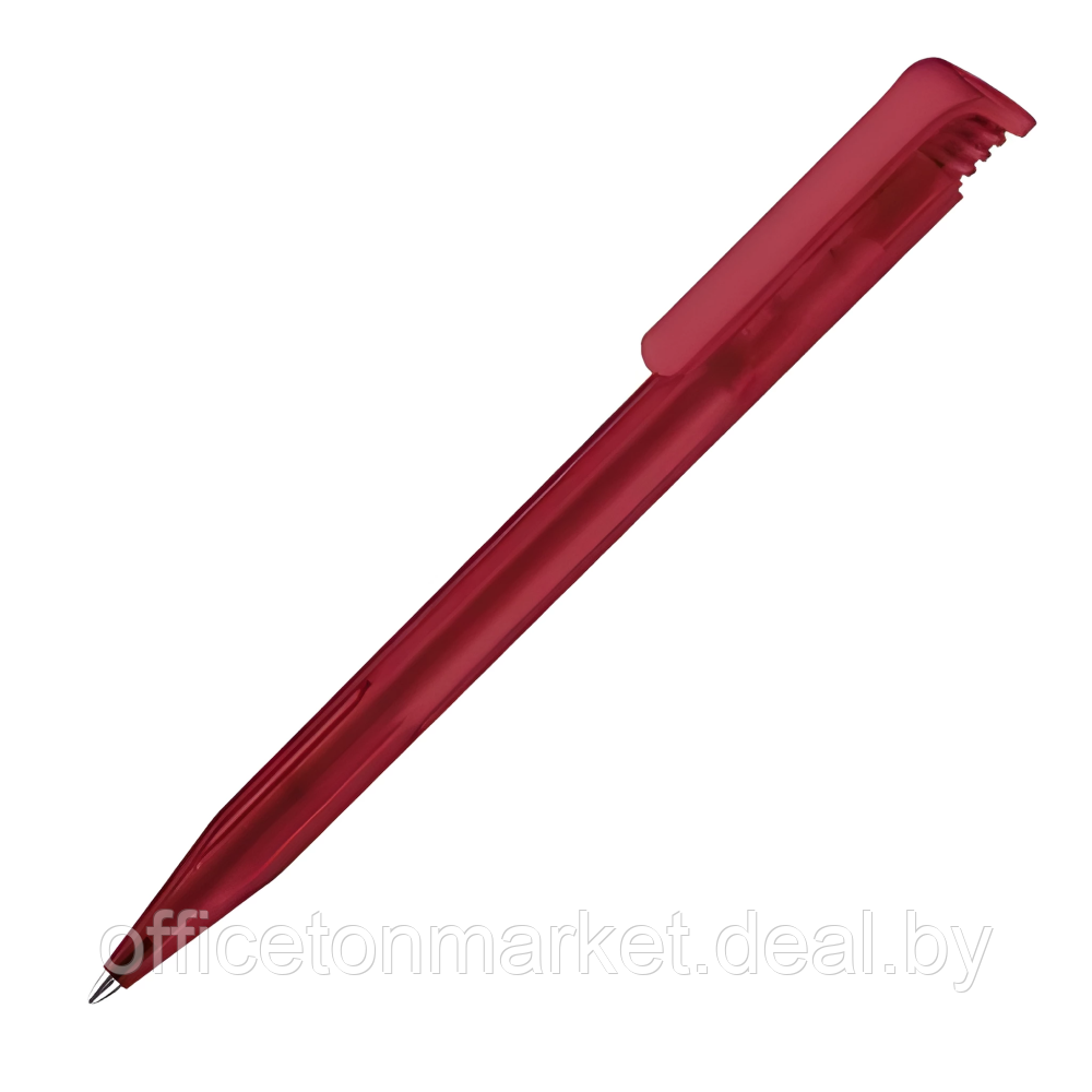 Ручка шариковая автоматическая "Senator Super Hit Matt", 1.0 мм, темно-красный, стерж. синий - фото 1 - id-p159339439