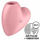 Вакуумно-волновой стимулятор с вибрацией Satisfyer Cutie Heart, фото 2