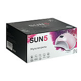 Лампа для гель-лака JessNail SUN 5, UV/LED, 48 Вт, таймер 10/30/60 сек, цвет мятный, фото 7