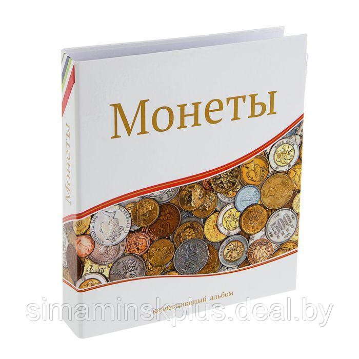 Альбом для монет "Современные монеты", 230 х 270 мм, Optima, 10 скользящих листов - фото 1 - id-p226699114