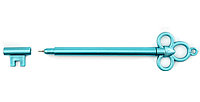 Ручка гелевая сувенирная «Ключ» корпус ассорти, стержень синий