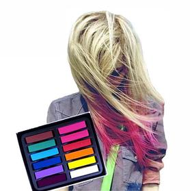 Набор мелков для окрашивания волос Hair Chalk 12 штук