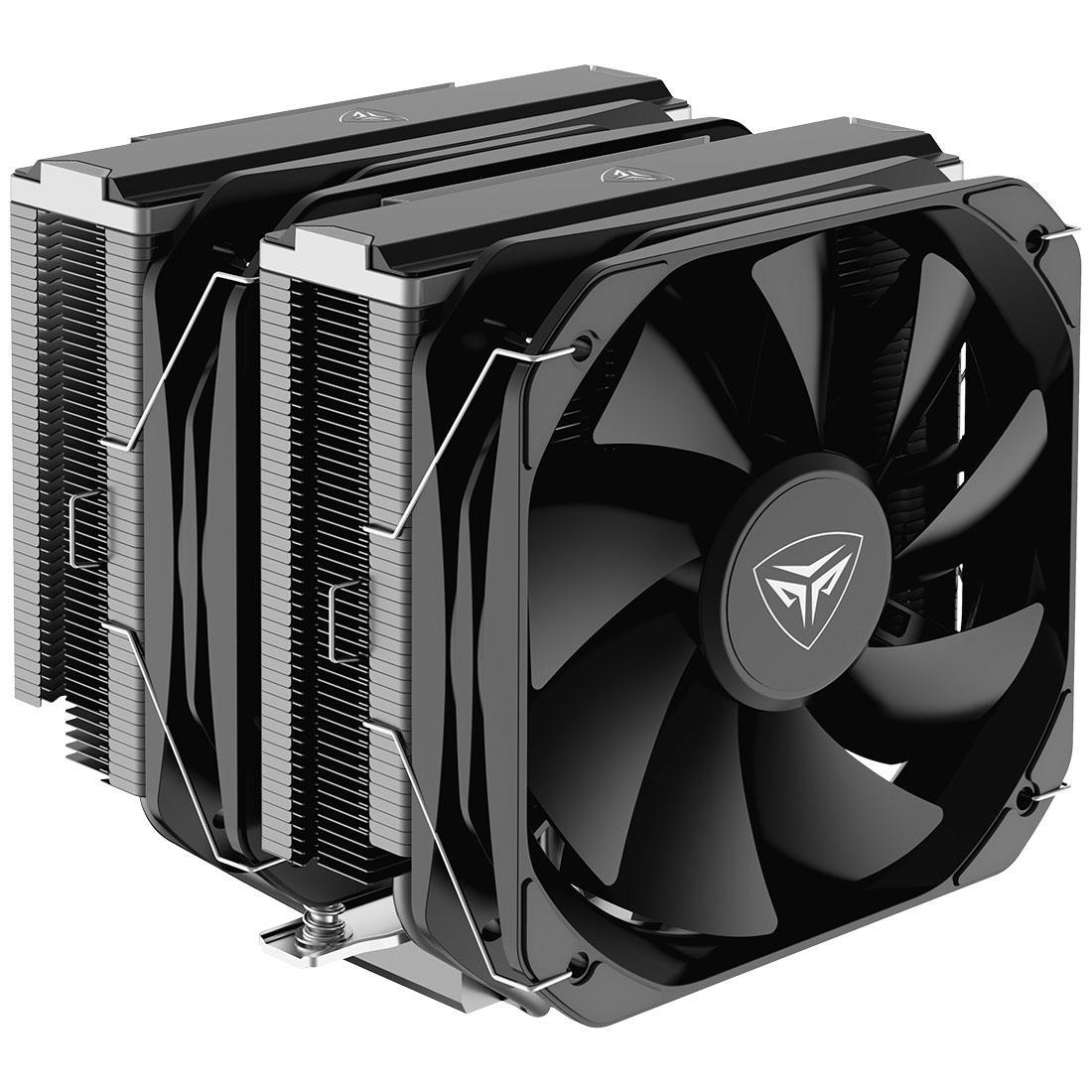 PCCooler G6 BK S115X/1200/1700/20XX /AM4/AM5 (8 шт/кор, TDP 250W, 2x130mm PWM FAN, 6 тепловых трубок 6мм, - фото 1 - id-p226699217