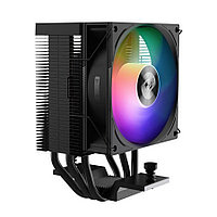 Охладитель PCCooler R300 ARGB BK (4пин 115x/1200/1700/18xx/AM4/AM5 18-30дБ 800-2200 об/мин Al+тепл.трубки)