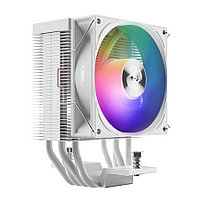 Охладитель PCCooler R400 ARGB WH (4пин 115x/1200/1700/18xx/AM4/AM5 18-30дБ 800-2200 об/мин Al+тепл.трубки)