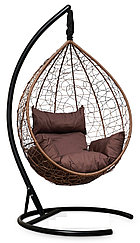 Подвесное кресло-кокон SEVILLA горячий шоколад кокон + шоколадная подушка